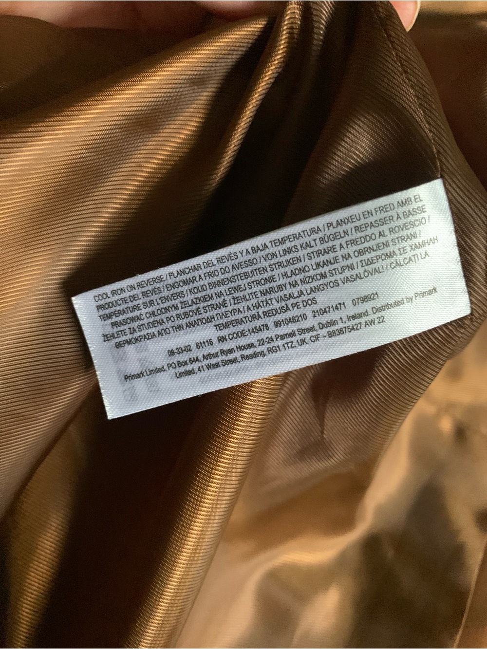 Primark Double-Breasted Blazer and Matching Trousers - Rust - Picture 10 of 11